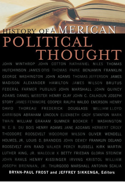 History of American Political Thought, Bryan-Paul Frost