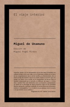 El viaje interior, Miguel de Unamuno