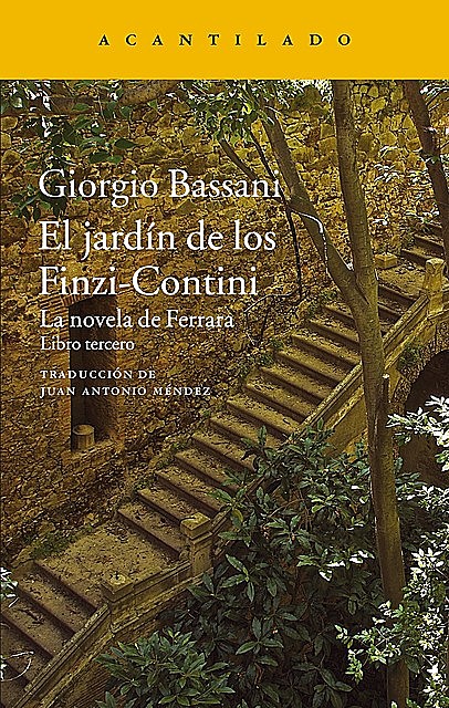 El jardín de los Finzi-Contini, Giorgio Bassani