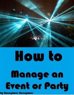 How to Manage an Event or Party, Self Help eBooks