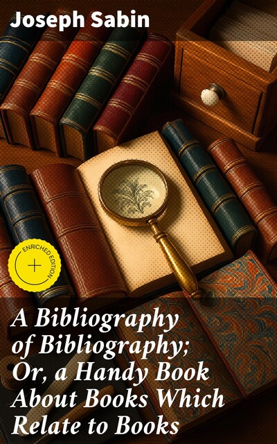 A Bibliography of Bibliography; Or, a Handy Book About Books Which Relate to Books, Joseph Sabin