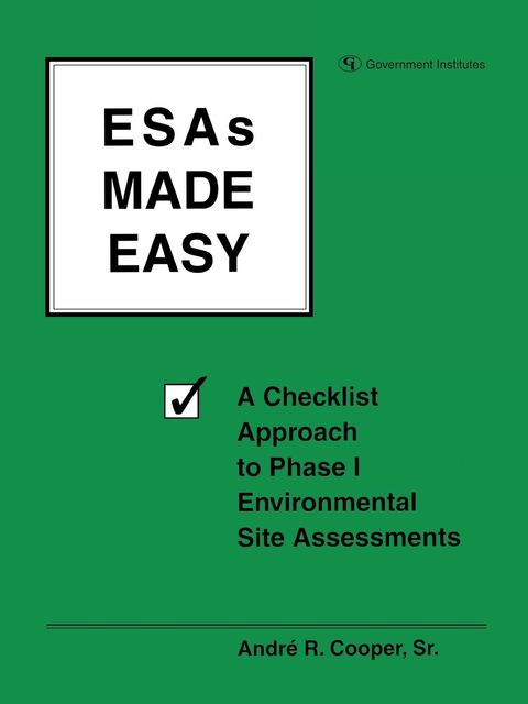 ESAs Made Easy, Andre R. Cooper