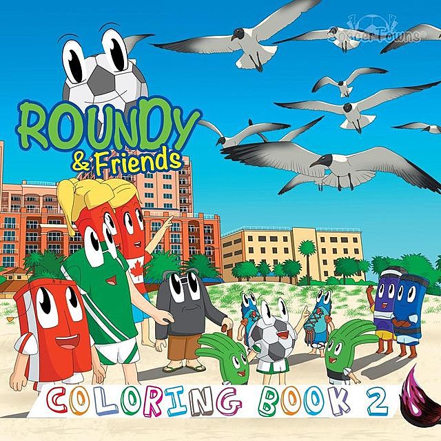 Roundy & Friends Coloring Book 2, Andres Varela