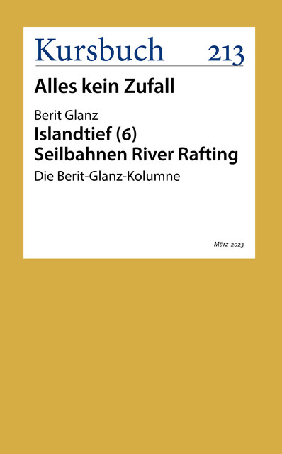 Seilbahnen River Rafting, Berit Glanz