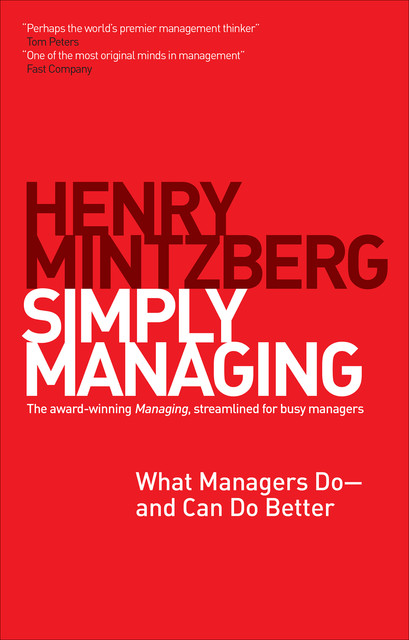 Simply Managing, Henry Mintzberg