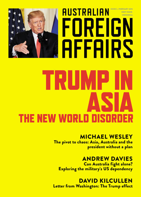 Trump in Asia: The New World Disorder, Jonathan Pearlman