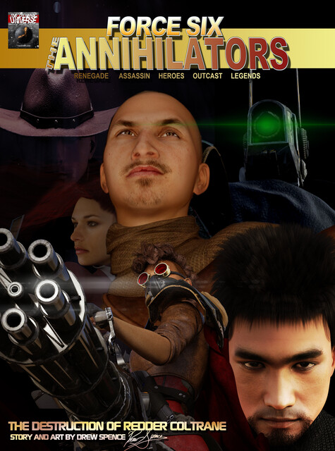 Force Six, The Annihilators the Destruction of Redder Coltrane, Drew Spence