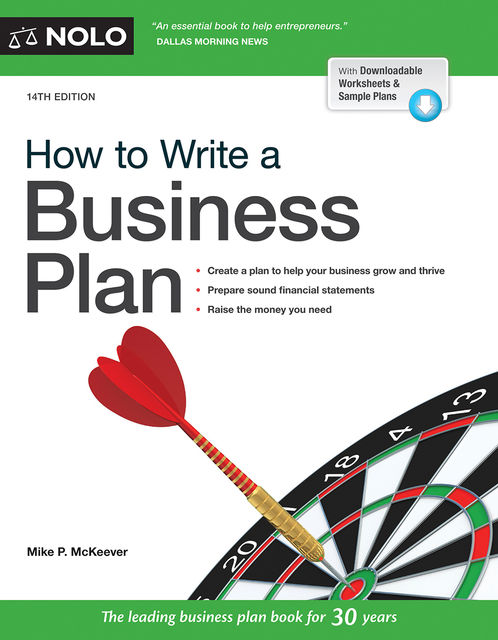 How to Write a Business Plan, Mike McKeever
