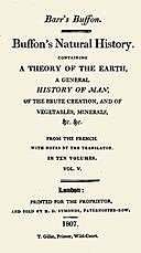 Buffon's Natural History. Volume 05 (of 10) Containing a Theory of the Earth, a General History of Man, of the Brute Creation, and of Vegetables, Minerals, &c. &c, Georges Louis Leclerc Buffon, comte de