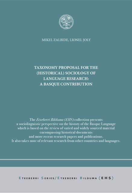 Taxonomy Proposal for the (Historical) Sociology of Language Research, Lionel Joly, Mikel Zalbide