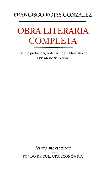 Obra literaria completa, Francisco González