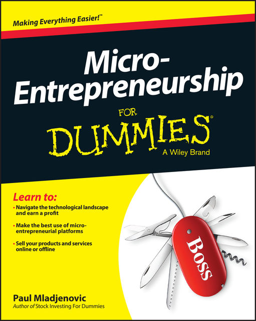 Micro-Entrepreneurship For Dummies, Paul Mladjenovic
