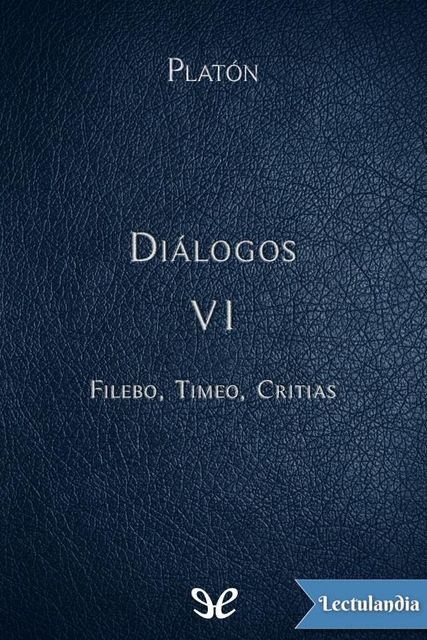 Diálogos VI, Platon