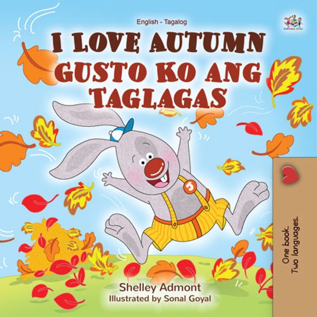 I Love Autumn Gusto Ko ang Taglagas, KidKiddos Books, Shelley Admont