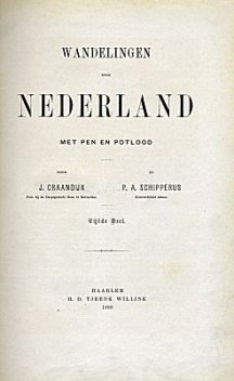 Wandelingen door Nederland met pen en potlood. Deel 5, Jacobus Craandijk