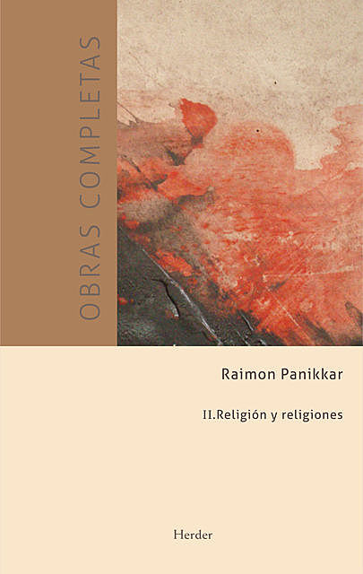 Obras completas, Raimon Panikkar