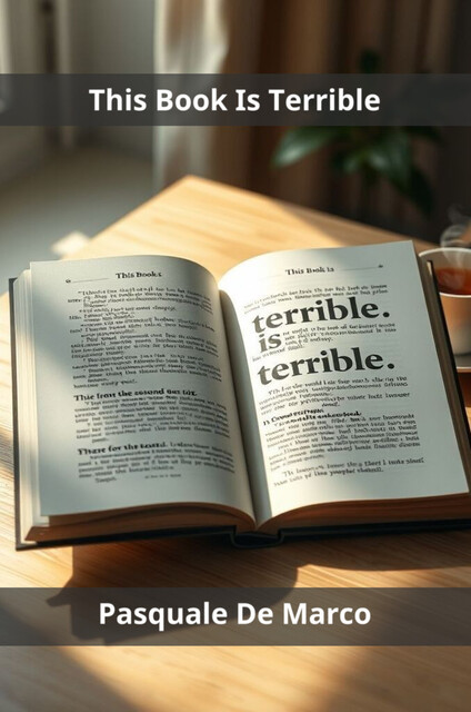 This Book Is Terrible, Pasquale De Marco