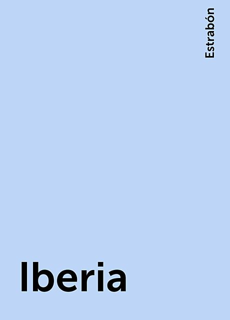 Iberia, Estrabón