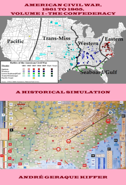 American Civil War, 1861 To 1865, Volume I – The Confederacy, André Geraque Kiffer