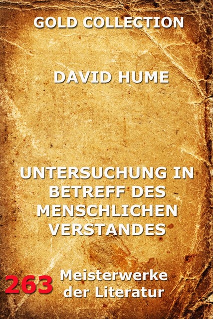 Untersuchung in Betreff des menschlichen Verstandes, David Hume