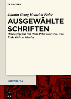 Ausgewählte Schriften, Johann Georg Heinrich Feder