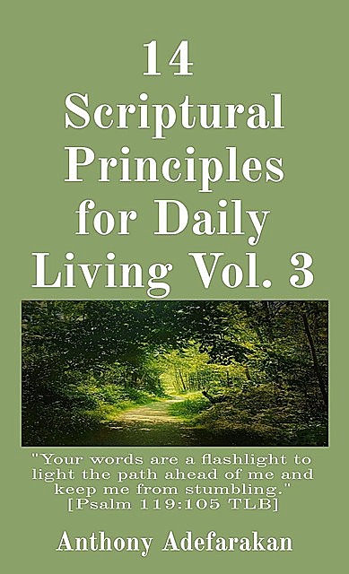 14 Scriptural Principles for Daily Living Vol. 3: “Your words are a flashlight to light the path ahead of me and keep me from stumbling.” [Psalm 119, Anthony Adefarakan