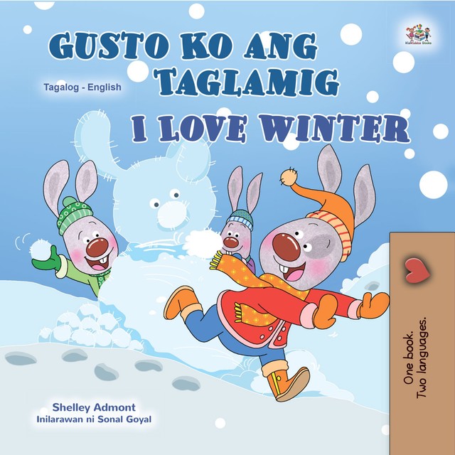 Gusto Ko ang Taglamig I Love Winter, KidKiddos Books, Shelley Admont