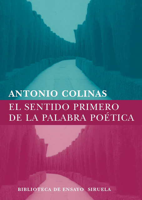 El sentido primero de la palabra poética, Antonio Colinas