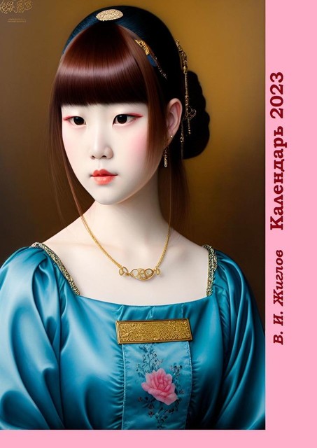 Календарь-2023. Японские женщины, художественный стиль «Классический», Валерий Жиглов