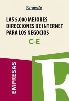 Sectores C-E – Las 5.000 mejores direcciones de internet para los negocios, book Expansión