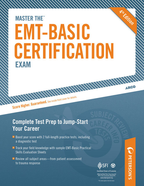 Master the EMT-Basic Certification Exam, Peterson's