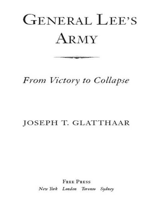 General Lee's Army, Joseph Glatthaar