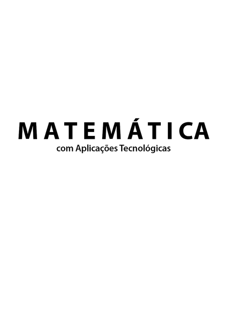 Matemática com aplicações tecnológicas – Volume 4, Jaques Vereta
