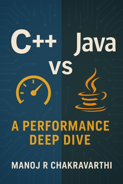 C++ VS JAVA A PERFORMANCE DEEPDIVE, Manoj R Chakravarthi