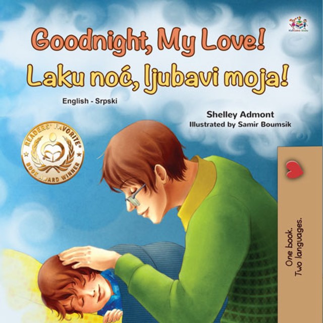 Goodnight, My Love! Laku noć, ljubavi moja, KidKiddos Books, Shelley Admont