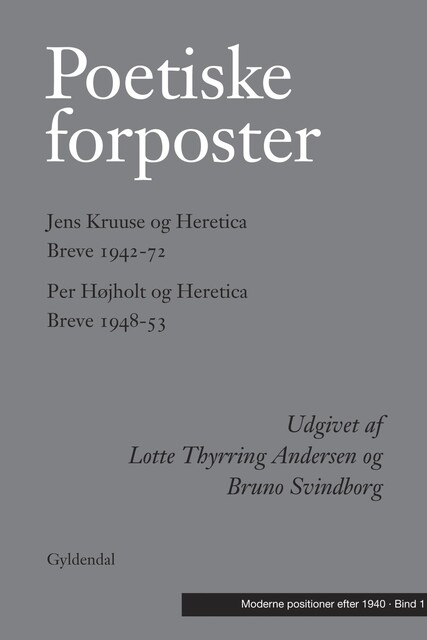 Poetiske forposter, Lotte Andersen, Bruno Svindborg