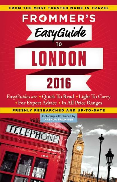 Frommer's EasyGuide to London 2016, Jason Cochran