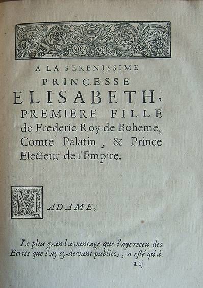 Correspondance avec Elisabeth, Descartes
