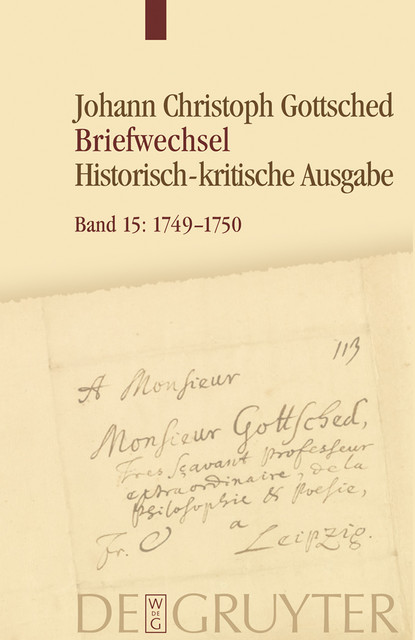 Oktober 1749 − Mai 1750, Briefwechsel