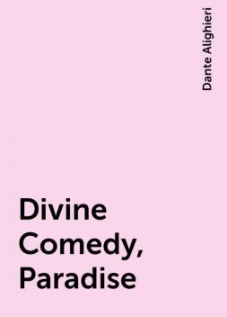 Divine Comedy, Paradise, 