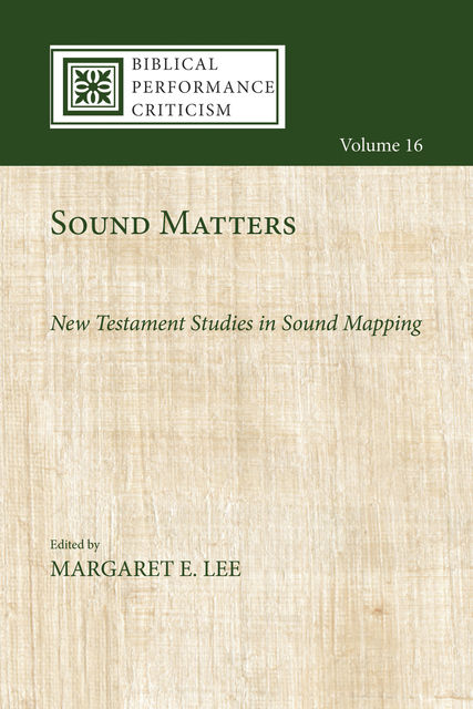 Sound Matters, Margaret Lee