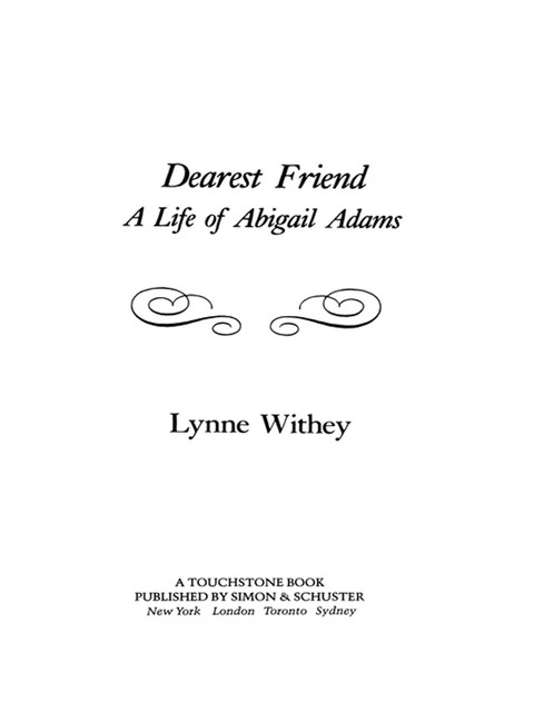 Dearest Friend, Lynne Withey