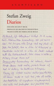 Diarios, Stefan Zweig