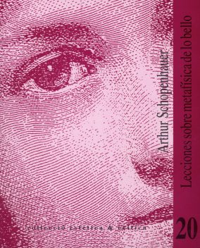 Lecciones sobre metafísica de lo bello, Arthur Schopenhauer