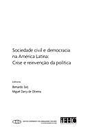 Sociedade civil e democracia na América Latina: crise e reinvenção da política, Bernardo Sorj, Miguel Darcy de Oliveira
