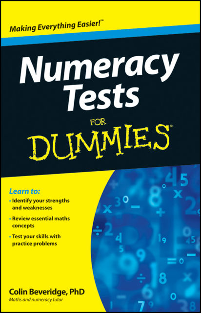 Numeracy Tests For Dummies, Colin Beveridge