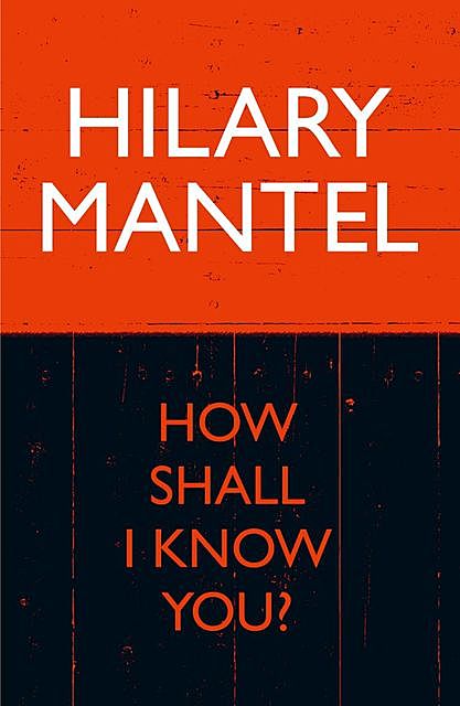How Shall I Know You, Hilary Mantel