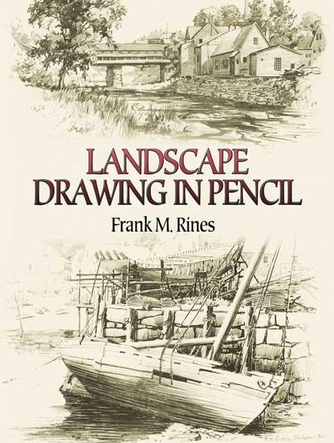 Landscape Drawing in Pencil, Frank M.Rines