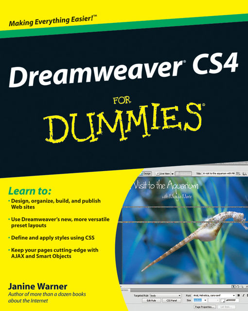 Dreamweaver CS4 For Dummies, Janine Warner