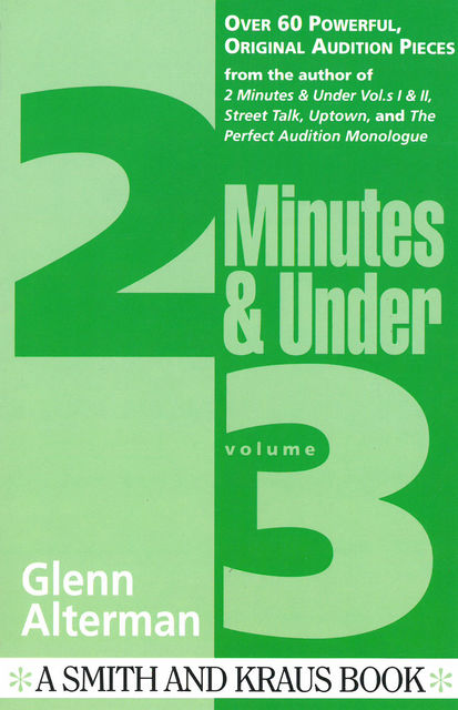 2 Minutes & Under Volume 3, Glenn Alterman